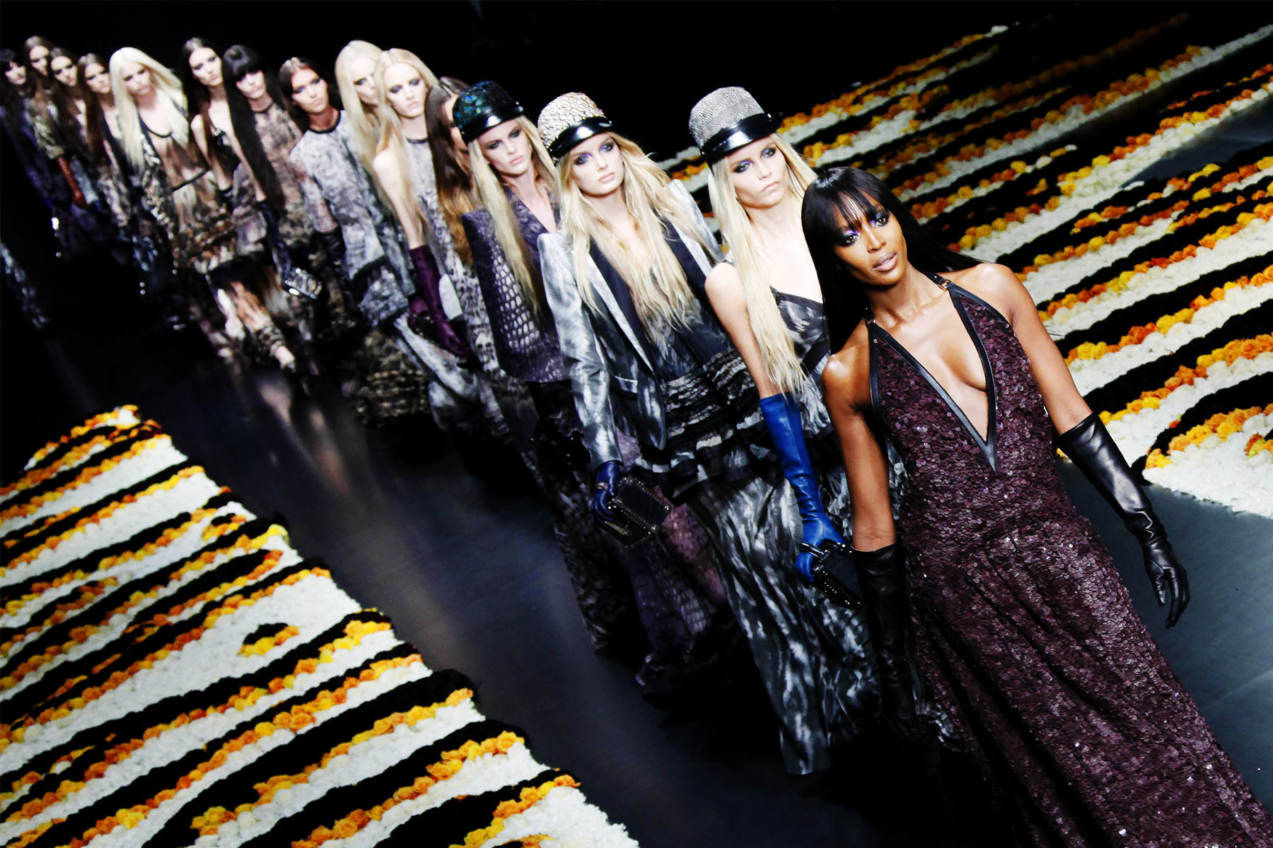 Naomi Campbell, Roberto Cavalli, Runway