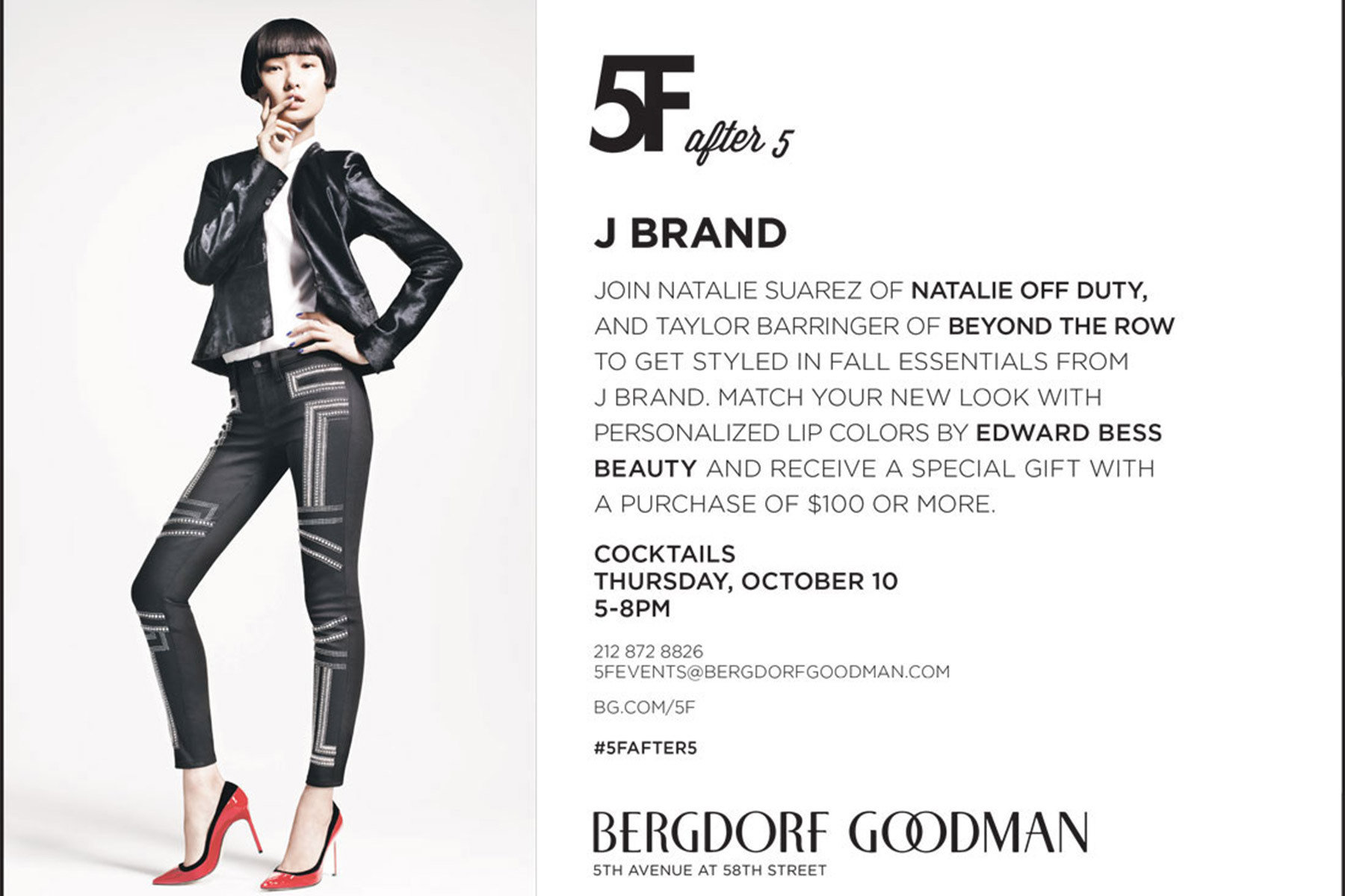 J Brand Jeans, Bergdorf Goodman