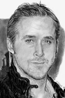 How to Draw Ryan Gosling 