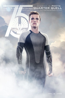 Hunger Games: Catching Fire Poster Peeta