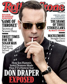 Jon Hamm Rolling Stone Cover