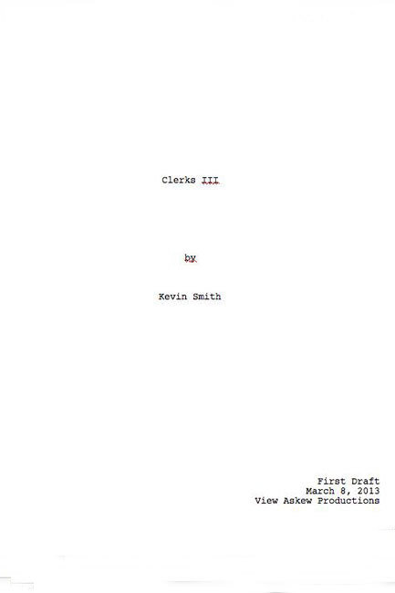 Clerks III Script