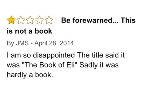 Amazon, Book of Eli