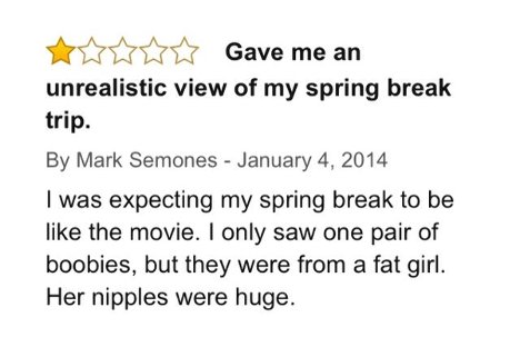 Amazon, Spring Breakers