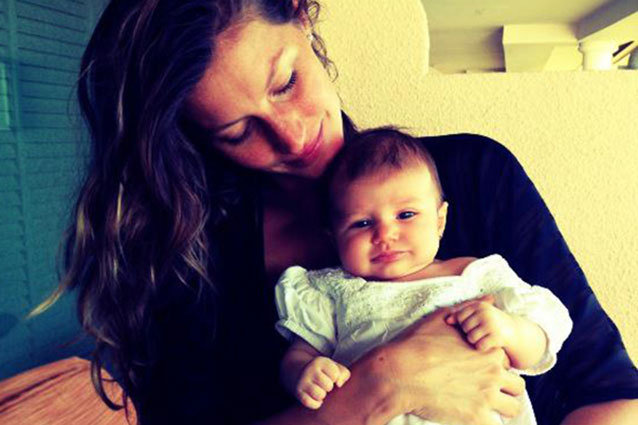 gisele bundchen first pics baby vivian