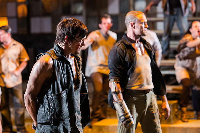 The Walking Dead Daryl Dixon Fights Merle