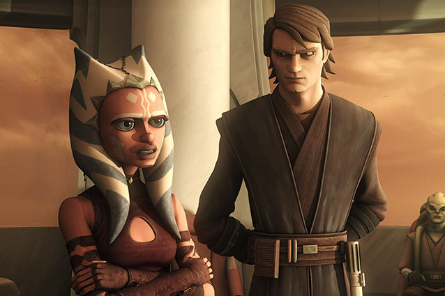 Star Wars: The Clone Wars finds Anakin and Ahsoka investigating a bombing at the Jedi Temple