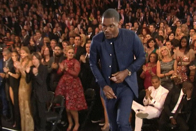 Chris Brown Remains Seated as Frank Ocean Accepts His Grammy