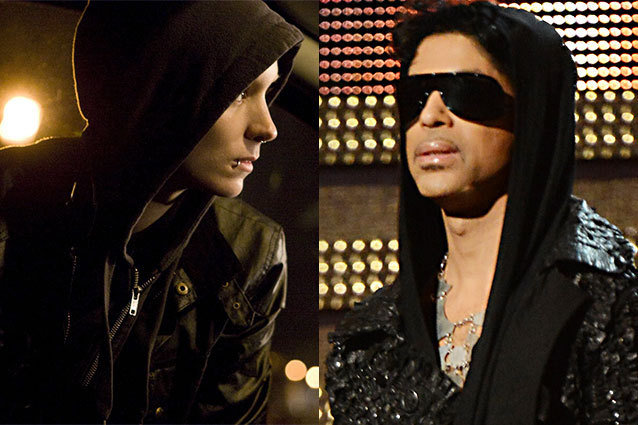 At the Grammys Prince Was Dressed Like the Girl With the Dragon Tattoo