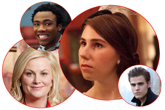 Valentines Day for TV Characters, Girls, Parks and Rec, Vampire Diaries, Community