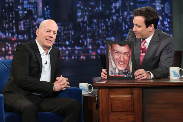 Bruce Willis on Jimmy Fallon