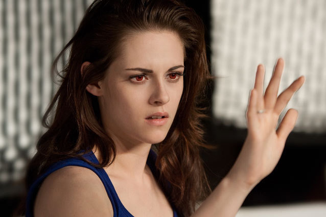 Kristen Stewart in Twilight Breaking Dawn Part 2 Razzie Worst Movie of the Year