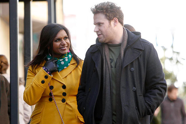 Mindy Kaling and Seth Rogen