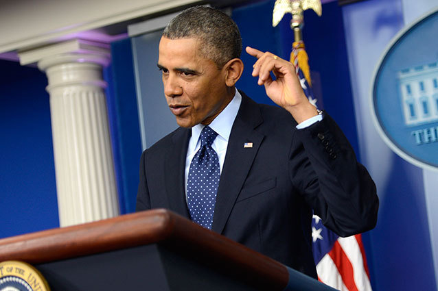 President Obama Briefs the White House Press Corps on the Sequester