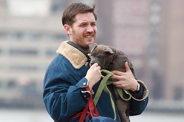 Tom Hardy and His Puppy