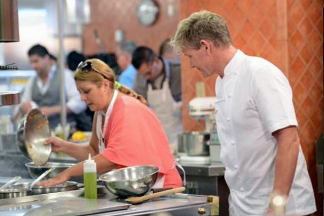 Gordon Ramsay yells at people on the Hell's Kitchen Season 11 premiere