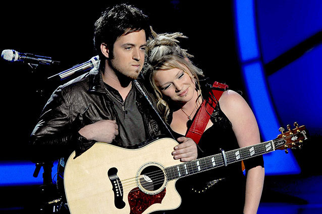 Lee DeWyze and Crystal Bowersox