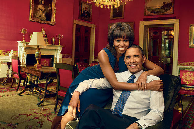 Michelle and Barack Obama in Vogue