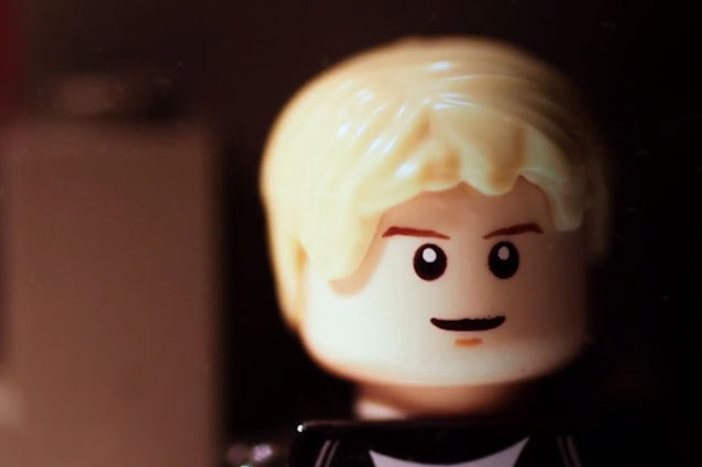 Lego Captain Kirk (Chris Pine) from 'Star Trek Into Darkness' parody trailer