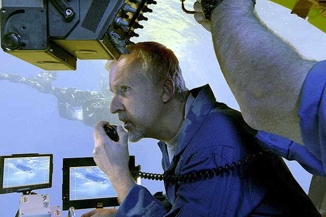 James Cameron in a Submarine