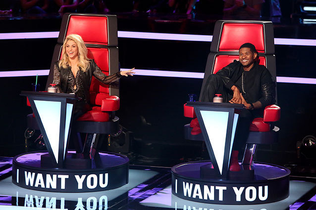 The Voice Shakira and Usher