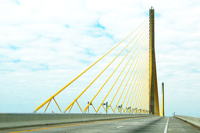 The Sunshine Skyway Bridge as Seen in Spring Breakers