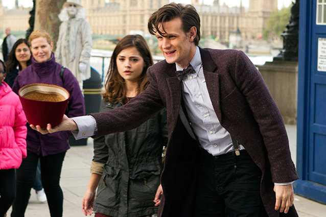 Doctor Who The Bells of St. John Matt Smith and Jenna-Louise Coleman