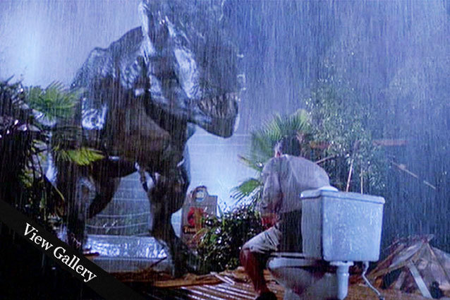 Jurassic Park bathroom scene lawyer