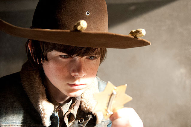 Chandler Riggs on The Walking Dead