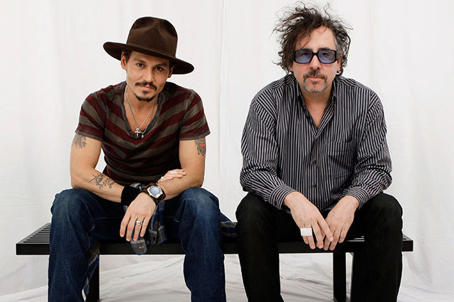 Johnny Depp and Tim Burton