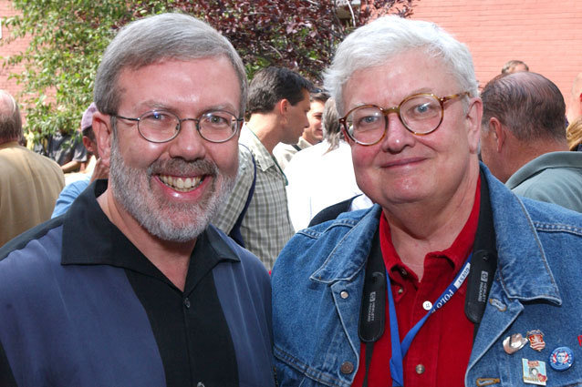 Leonard Maltin and Roger Ebert