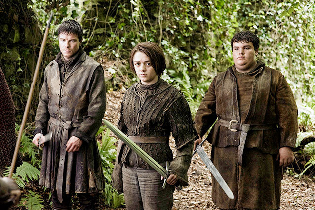 Arya Gendry and Hot Pie