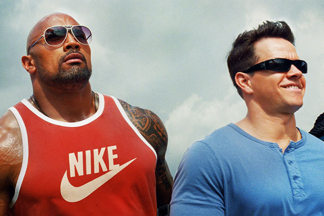 Dwayne Johnson and Mark Wahlberg