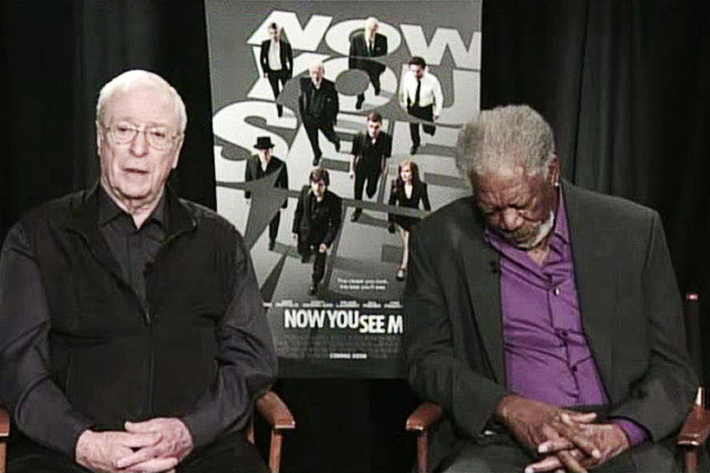 Morgan Freeman sleeping, Michael Cane, Now You See Me Credit: Q13 FOX News