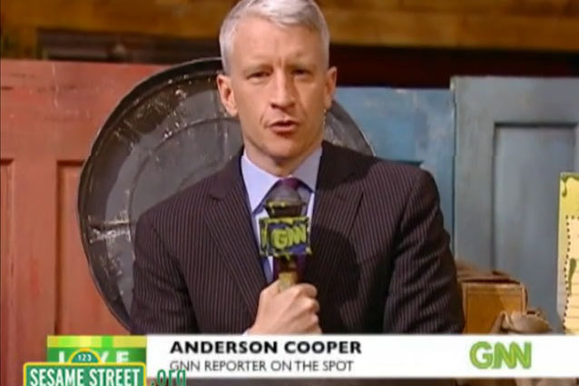Sesame Street, Anderson Cooper