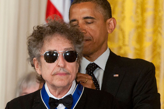 Bob Dylan, President Barack Obama