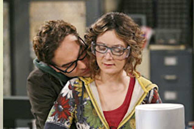 johnny galecki sara gilbert roseanne