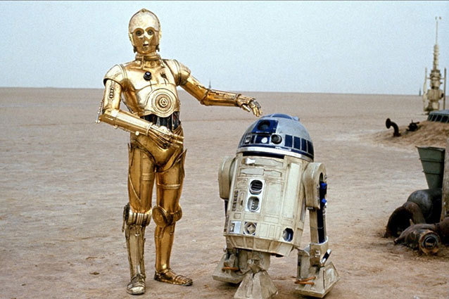 C3P0, R2D2, Star Wars