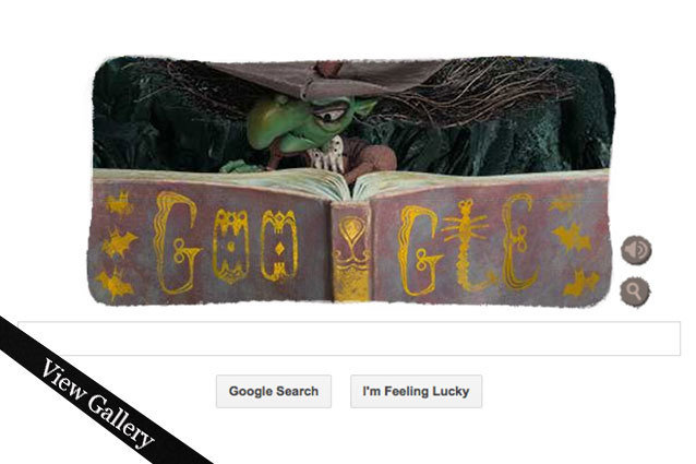 Google Doodle, halloween