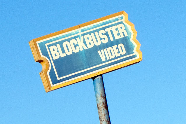 Blockbuster sign