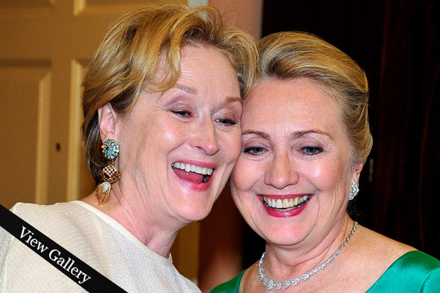 Hillary Clinton, Meryl Streep selfie
