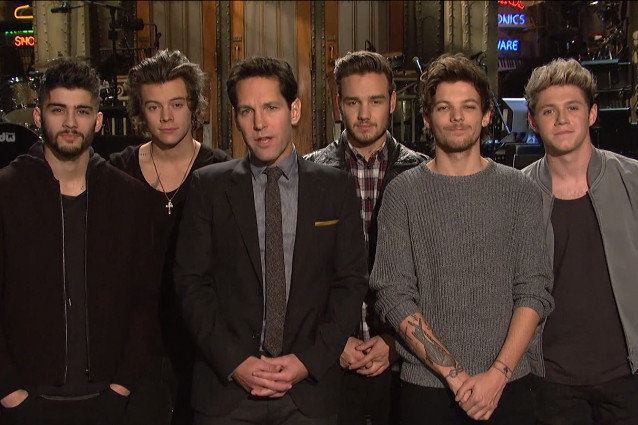 One Direction, Paul Rudd, Saturday Night Live