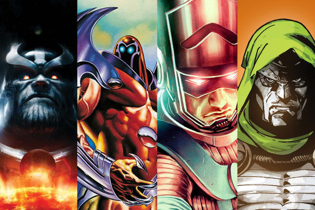 Thanos, Onslaught, Galactus, Doctor Doom