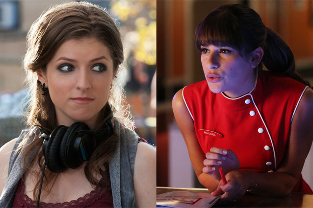 Anna Kendrick and Lea Michele