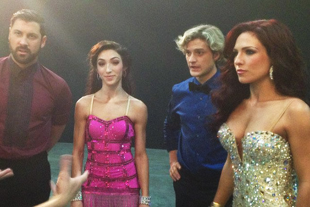 Meryl Davis, Charlie White, Maksim Chmerkovskiy, Sharna Burgess