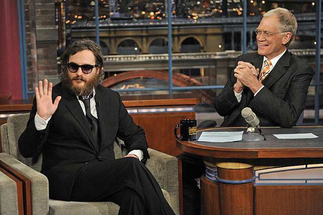 Joaquin Phoenix, David Letterman