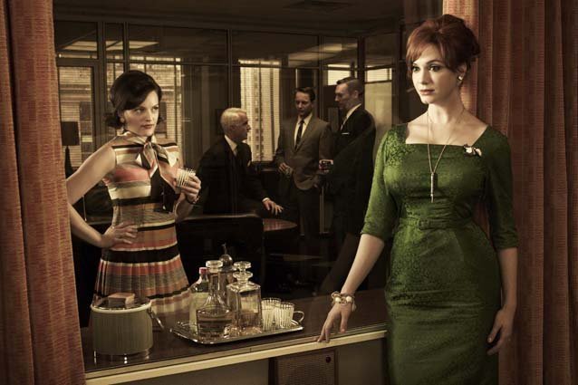 Mad Men, Elisabeth Moss and Christina Hendricks