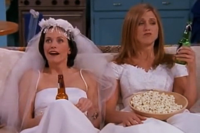 Courteney Cox and Jennifer Aniston, Friends