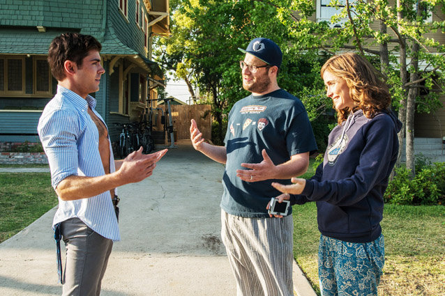 Neighbors Interview With Seth Rogen, Zac Efron, Dave Franco, Rose Byrne and  More [HD] 