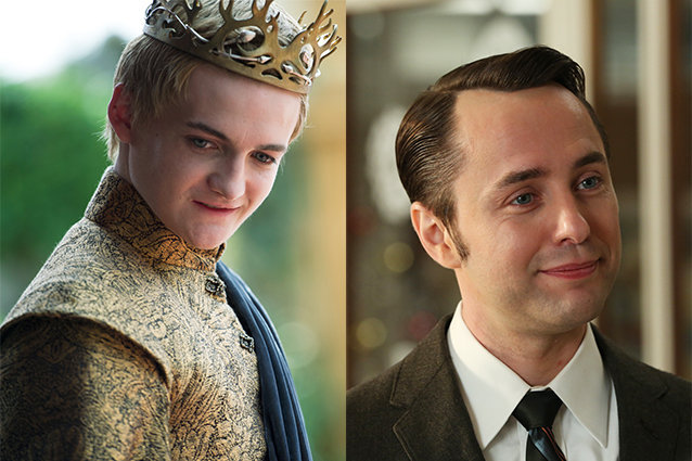 Jack Gleeson and Vincent Kartheiser, Game of Thrones, Mad Men